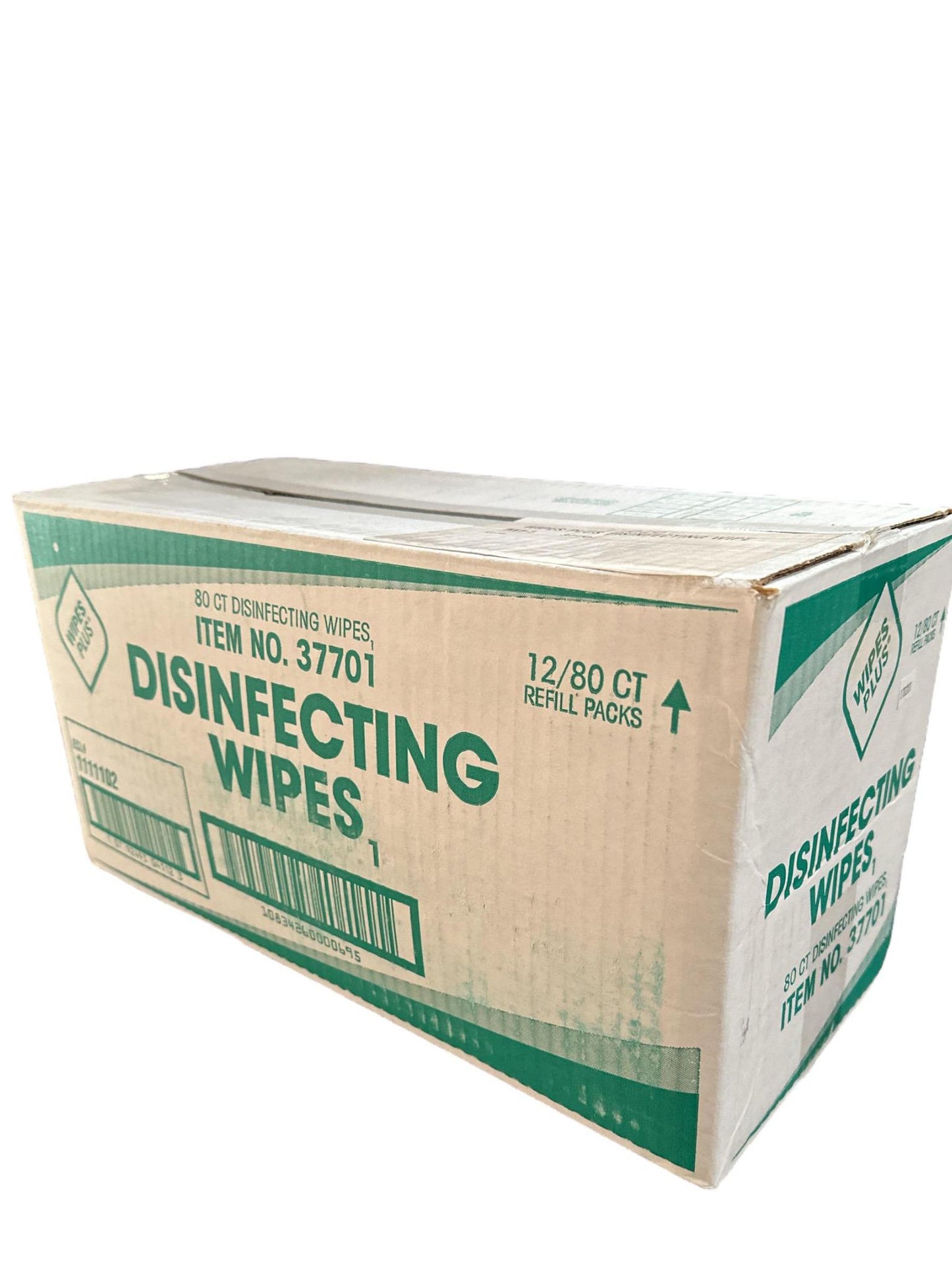 WIPES PLUS DISINFECTING WIPE RESEALABLE PACK 12/CASES AND PAKS