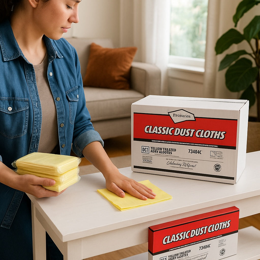 YELLOW TREATED DUST CLOTHS