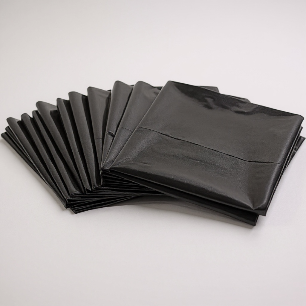 40x46 1.5 Mil 200/case BLACK FLATPACK LINERS