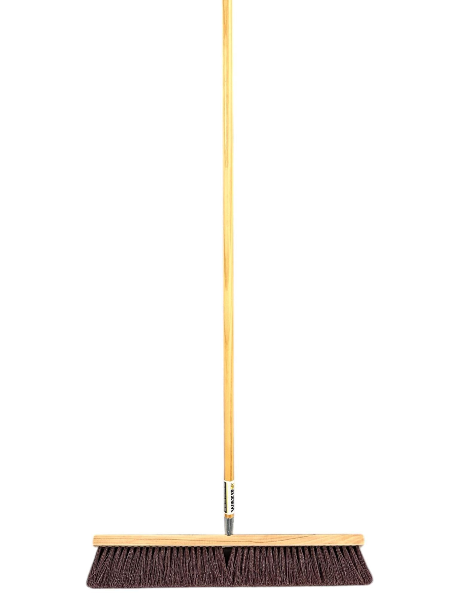 24" PUSH BROOM-  WITH METAL THREAD HANDLE 72"