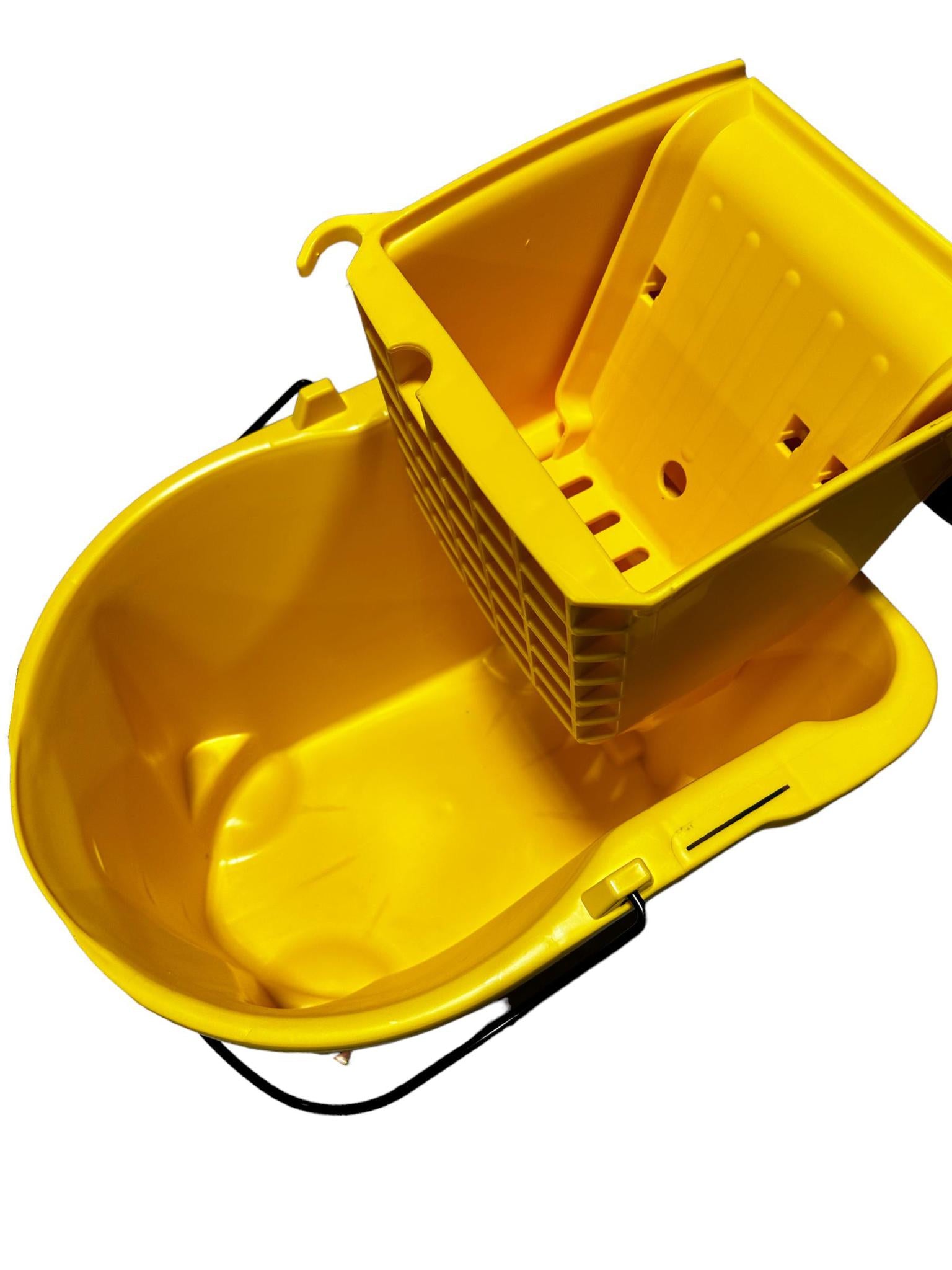 36L, Side Press Yellow Mop Bucket