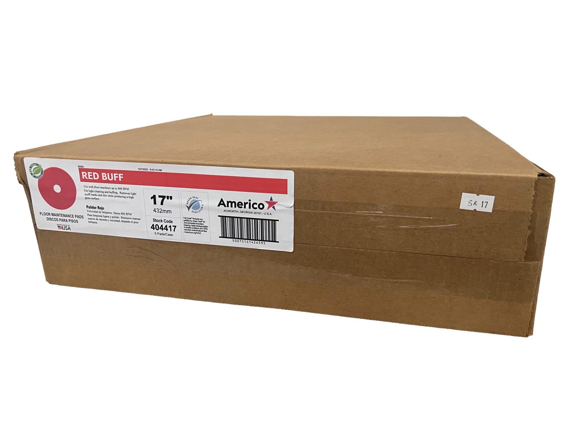 AMERICO RED BUFF PADS