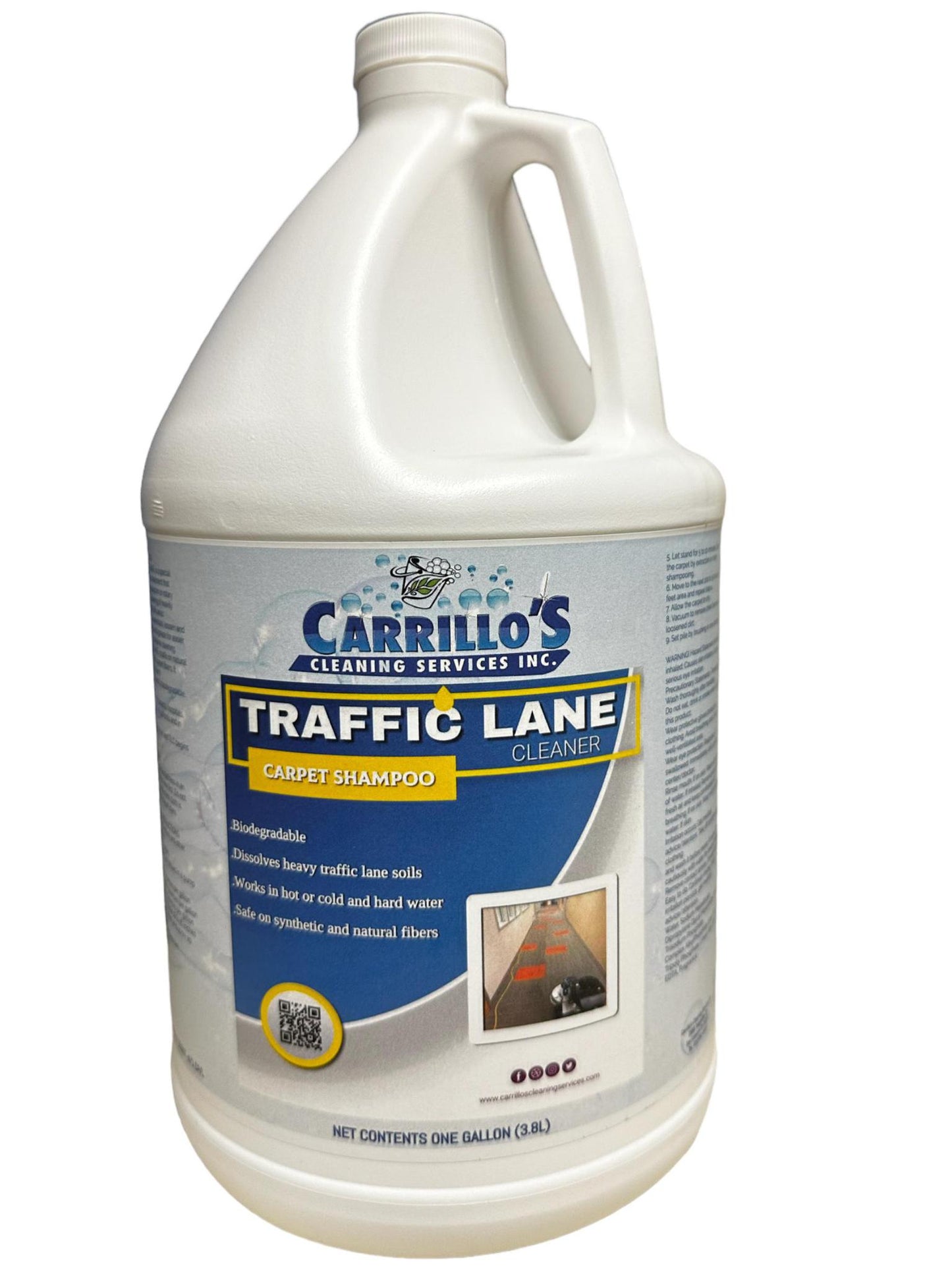CARRILLO'S TRAFFIC LANE CARPET CLEANER SHAMPOO
