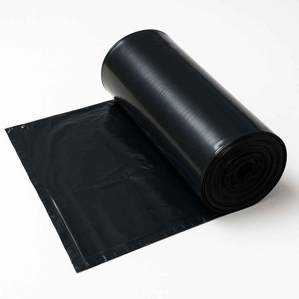 SunnyCare LDPE Can Liners 30in x 36in 0.8Mil black 200pcs per case