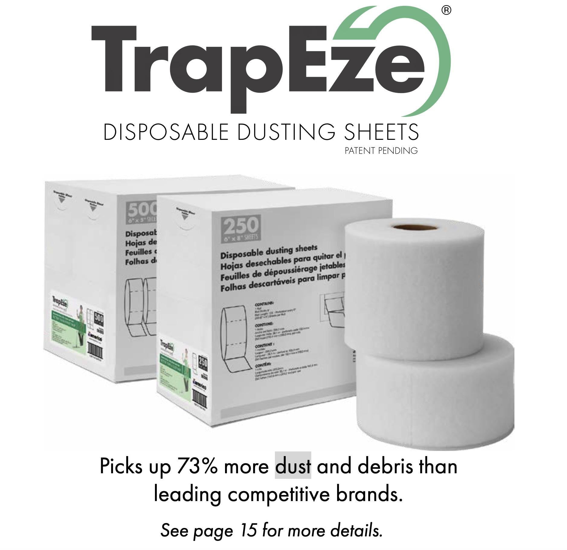 TRAPEZE DISPOSABLE DUSTING SHEETS