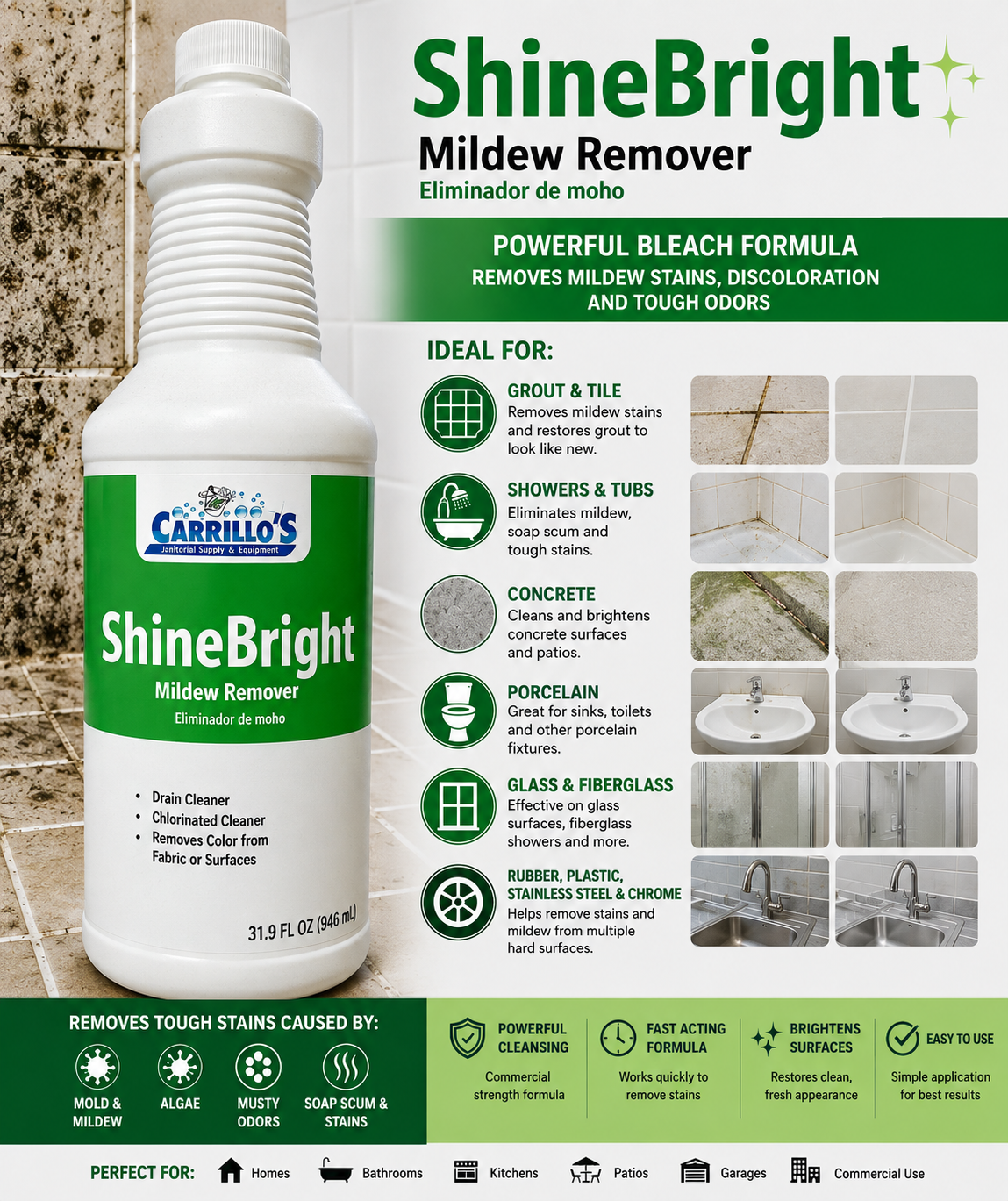 SHINEBRIGHT- MILDEW REMOVER