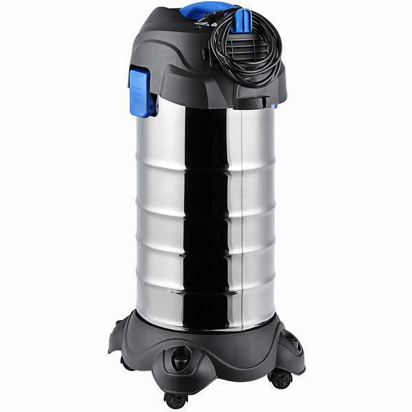 Lavex Janitorial 10 Gallon Stainless Steel Commercial Wet / Dry Vacuum with Toolkit - 100-120V, 1200W