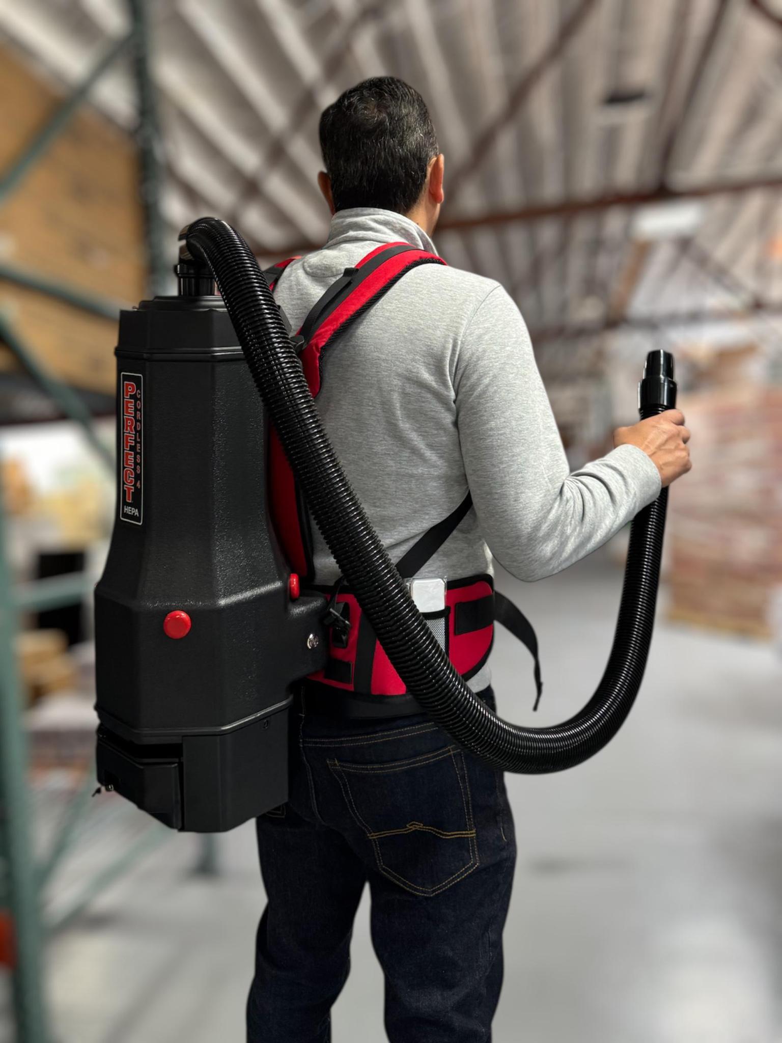 Backpack COMMERCIAL 1-1/2 IN 5FT CRUSHPROOF HOSE BLACK VINYL