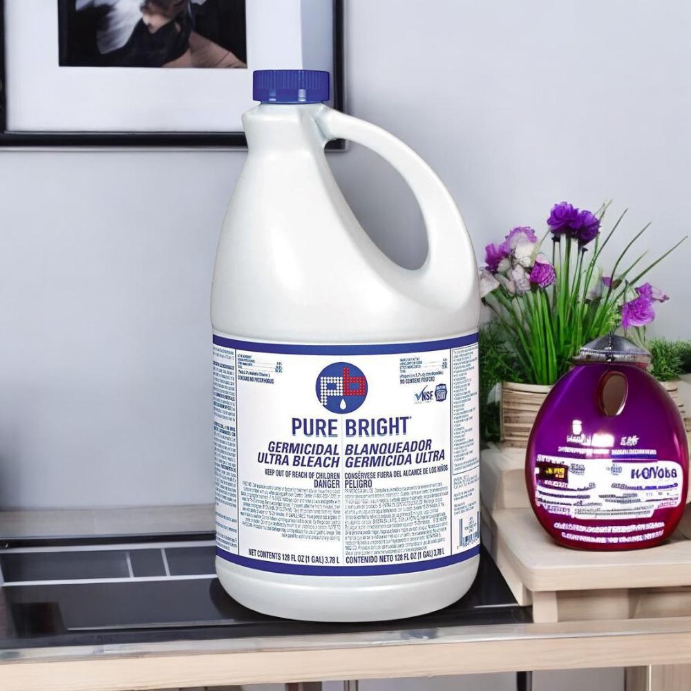 Pure Bright 1 Gallon / 128 oz. Bleach - 6/Case and singles