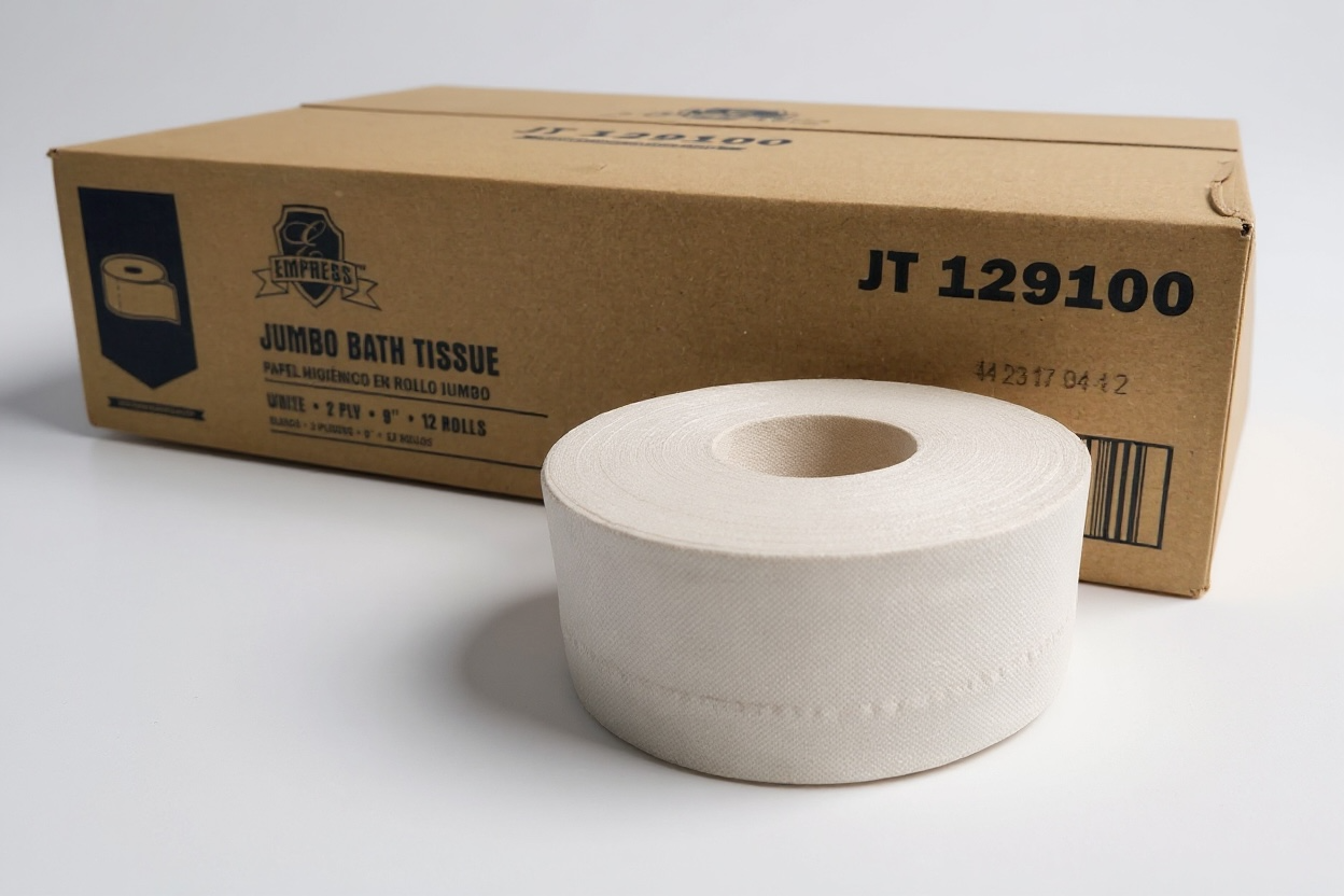 Empress Jumbo tissue 2-ply 9" 12/case -700'