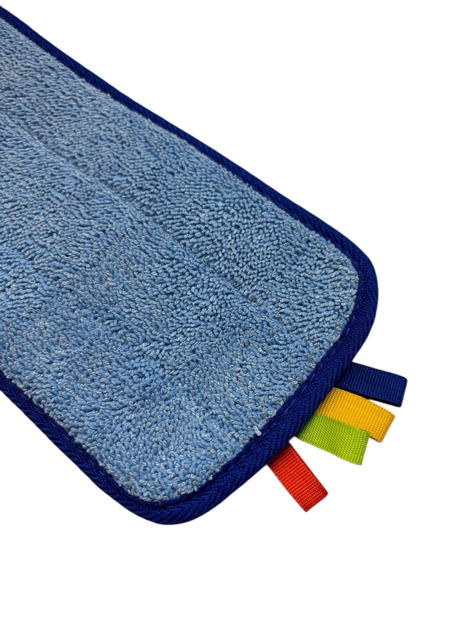 18" Standard Loop Pile Microfiber Hook and Loop Wet/Dry Mopping Pads
