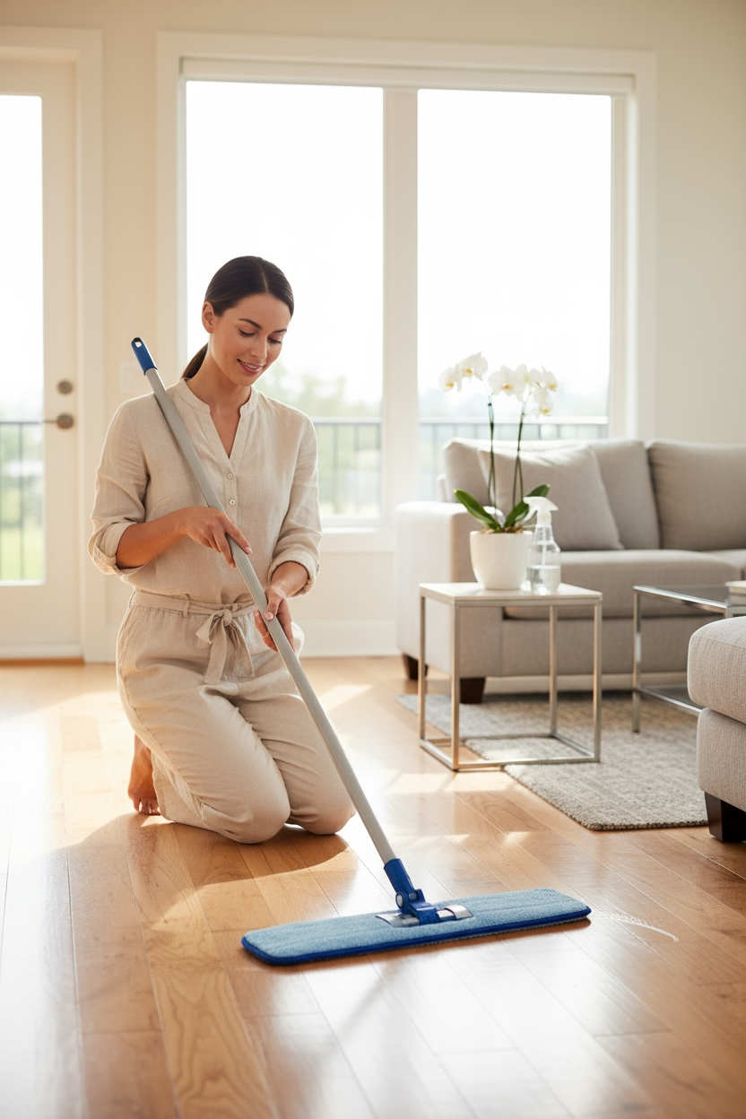 18" Standard Loop Pile Microfiber Hook and Loop Wet/Dry Mopping Pads