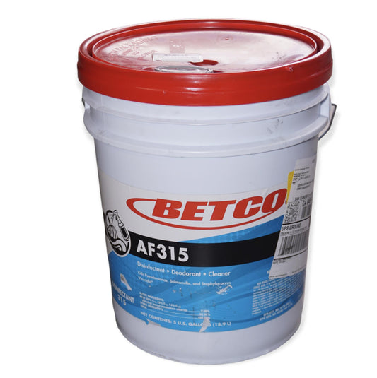 BETCO AF315 NEUTRAL PH DISINFECTANT,DETERGENT AND DEODORANT/ 5 GALLONS