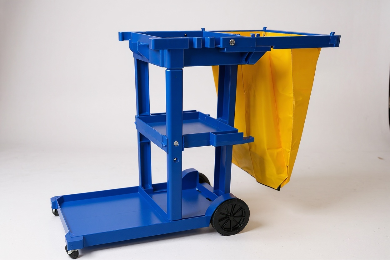 Janitor Cart Blue