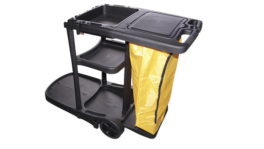JANITOR CART WITH COVER