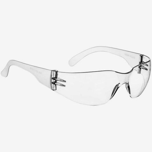 Cordova Scratch Resistant Safety Glasses / Eye Protection - Clear with Clear Lens