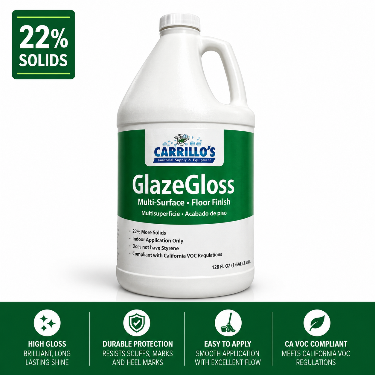 GlazeGloss Multi-surface floor finish