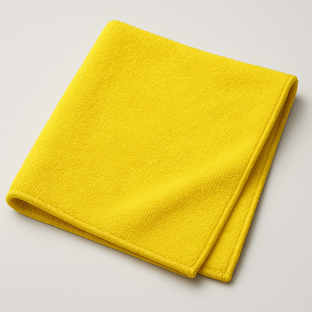 16x16 Microfiber Rags 12/pack - Yellow