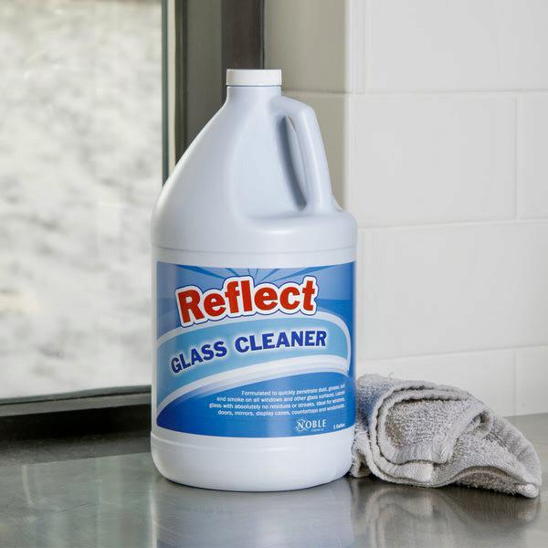 Noble Chemical Reflect 1 Gallon / 128 oz.Glass / Multi-Surface Spray Cleaner - 4/Case