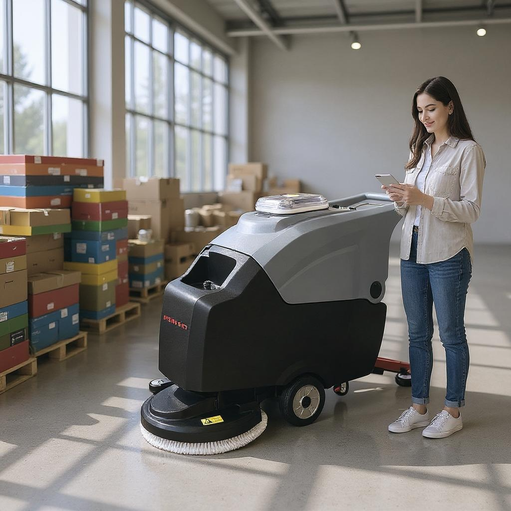 Automatic Floor Scrubber – Model AS55