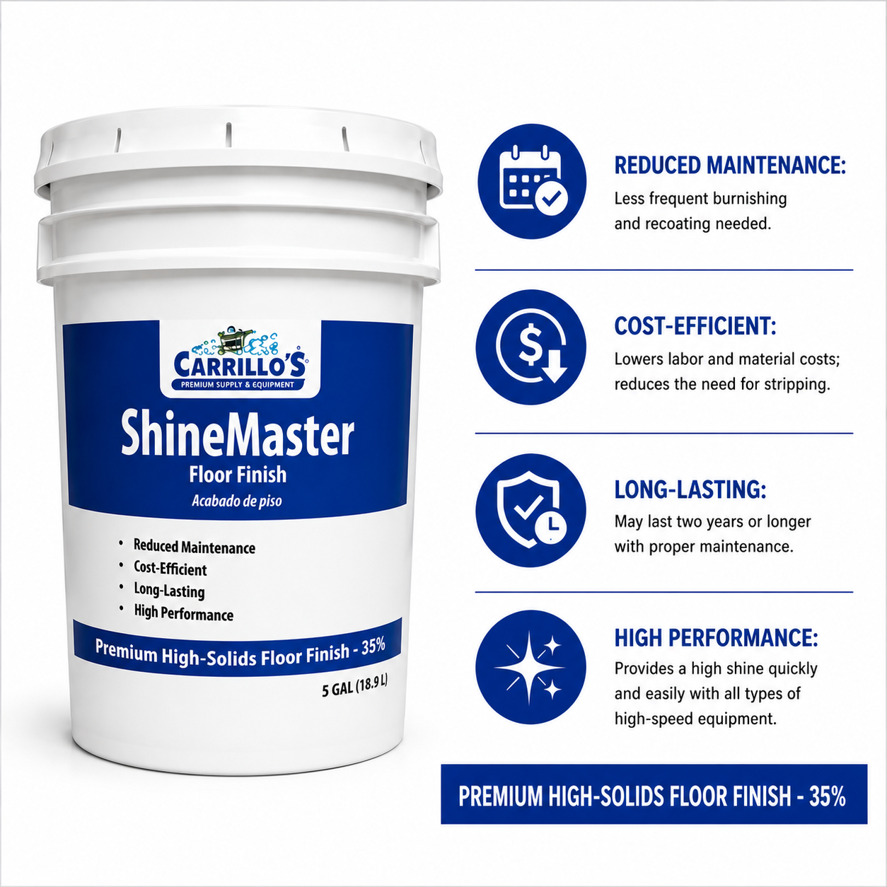 ShineMaster Floor Finish pail