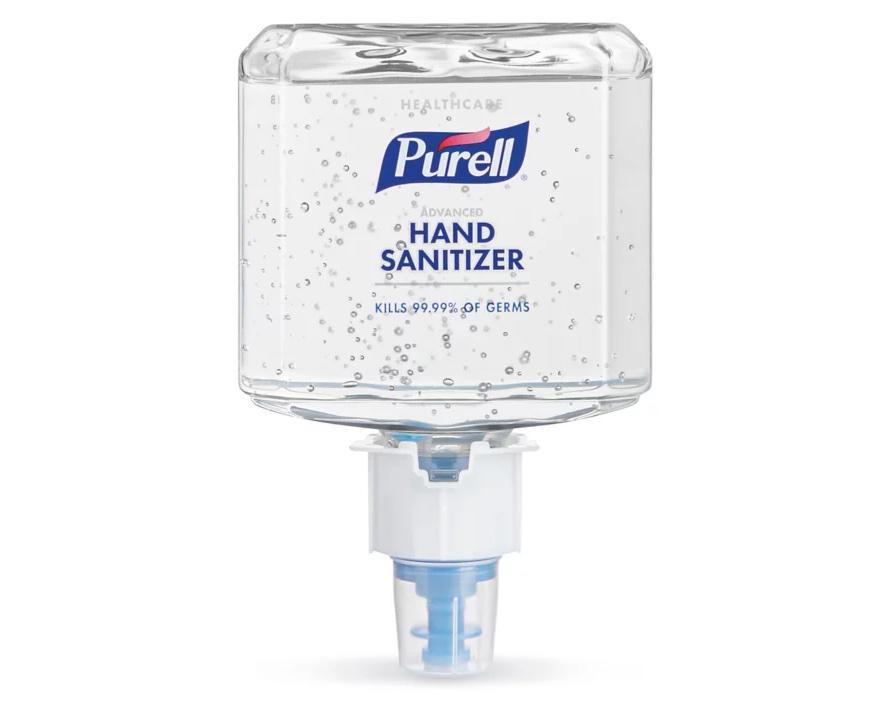 7763-02 PURELL HEALTHCARE ADVANCED HAND SANITIZER GEL FOR ES8 2/1200ML