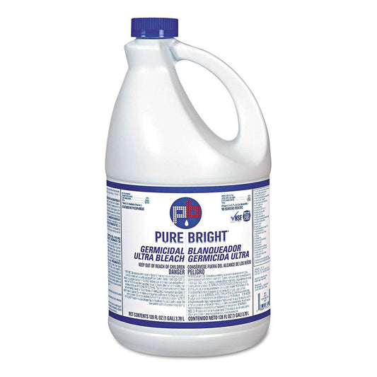 Pure Bright 1 Gallon / 128 oz. Bleach - 6/Case and singles