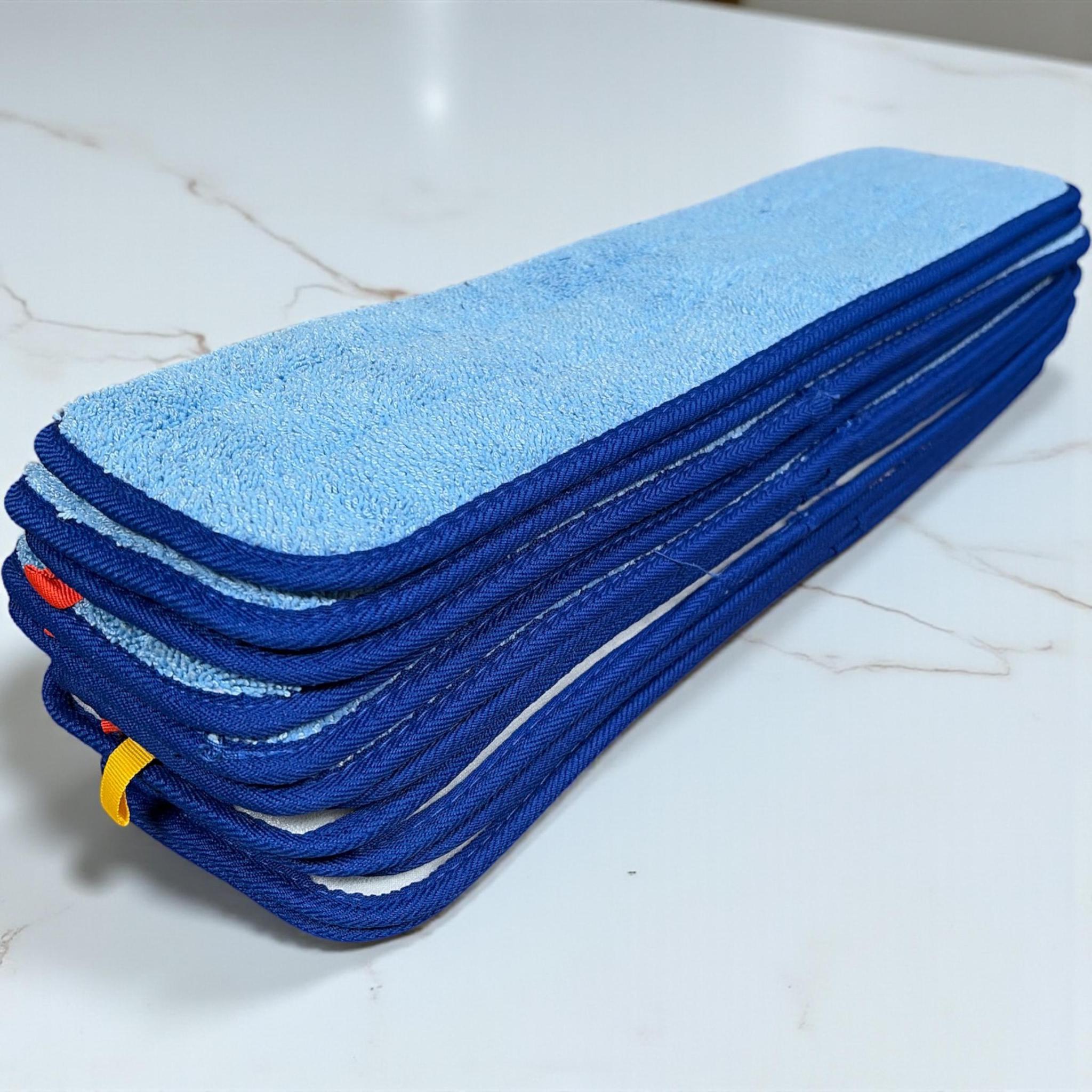 18" Standard Loop Pile Microfiber Hook and Loop Wet/Dry Mopping Pads