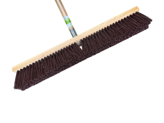 24" RED DURA PLASTIC PUSH BROOM