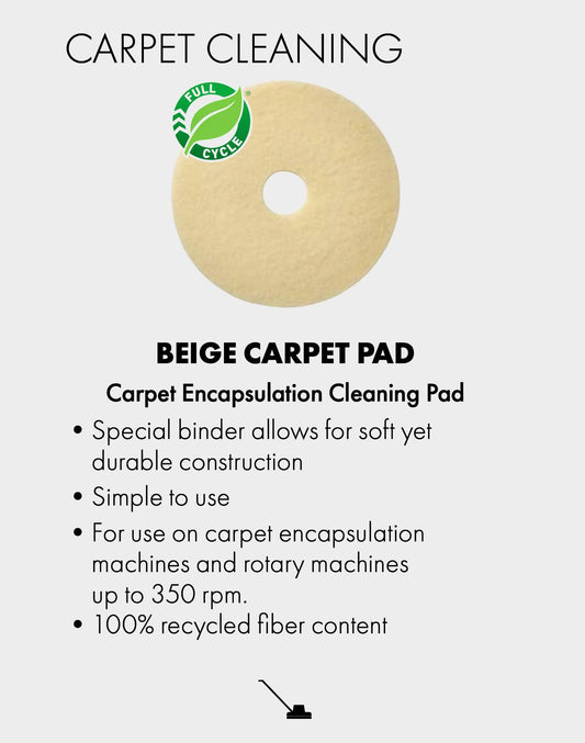 BEIGE CARPET PAD 5/CASE