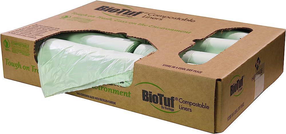 HER 34X48 0.88 MIL BIOTUF COMPOSTABLE LINER 5/25 125/CS