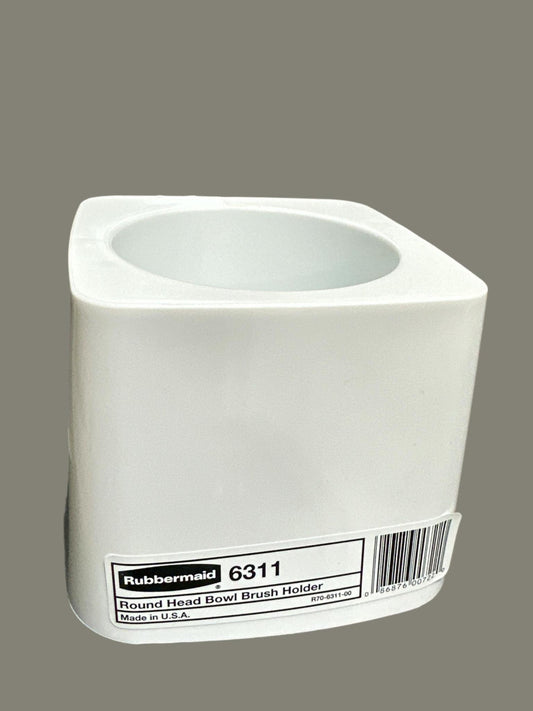 FG631100WHT-EA Rubbermaid Toilet Bowl Brush Holder White 5" For FG631000WHT 1 / ea