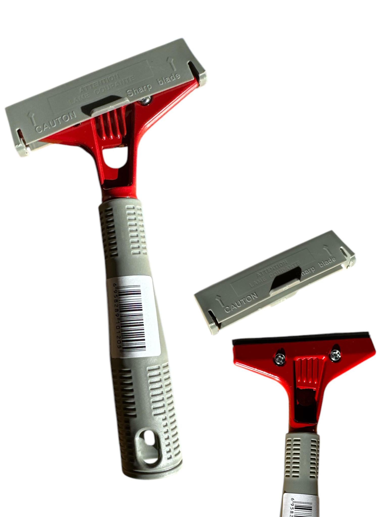 RED SHORT HANDLE SCRAPPER 4"