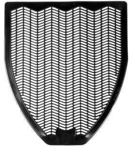 Black Disposable Urinal Floor Mat - 6/Case