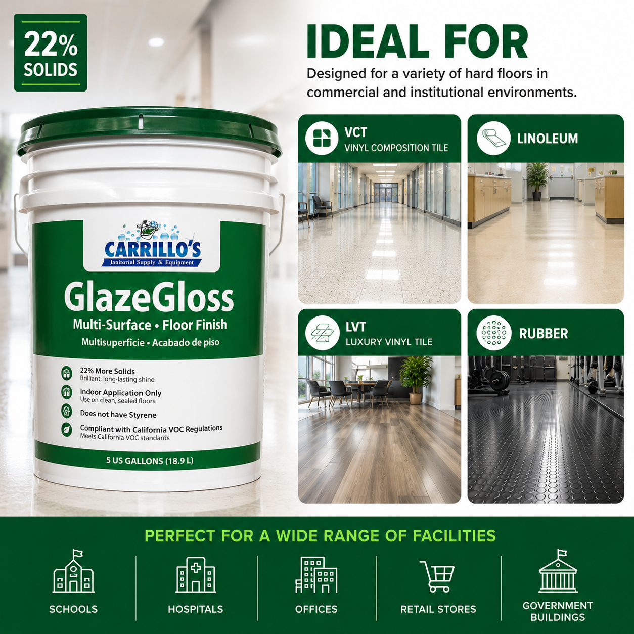 GlazeGloss Floor Finish