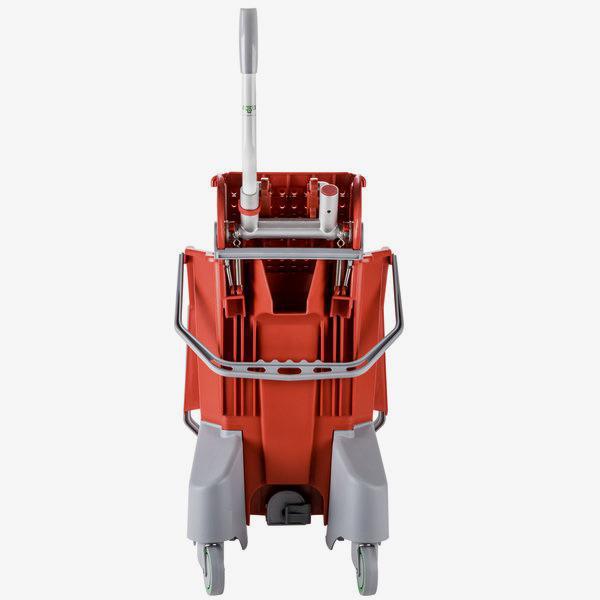 Unger COMBR 8 Gallon Red Mop Bucket with Side-Press Wringer