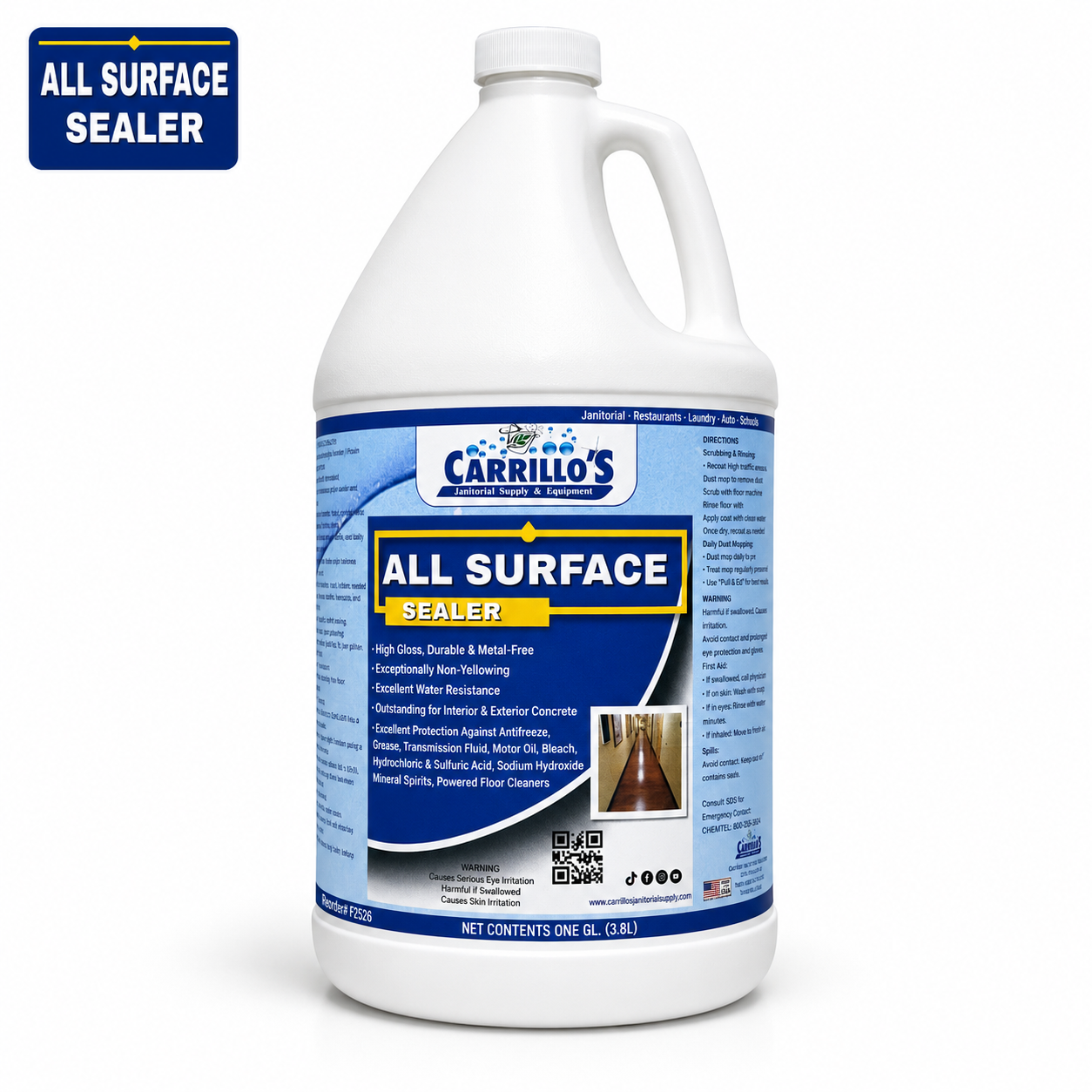 CARRILLO'S ALL SURFACE SEALER CASE & SINGLE