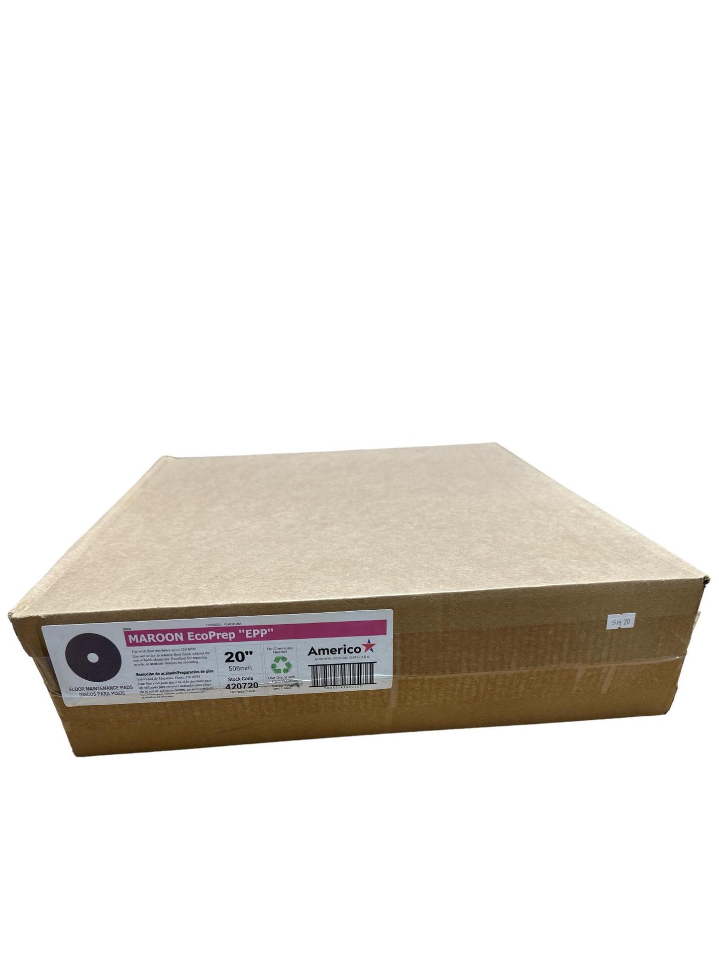 420720 MAROON ECO PREP 10/PAD per case