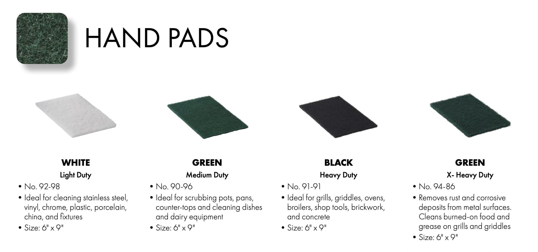 Hand Pads-Case of 60- or pack of 10