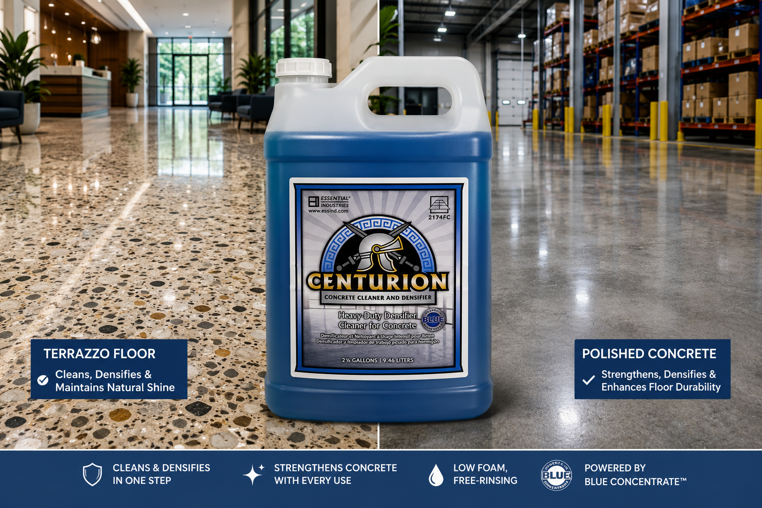 Centurion™ 2174FC Concrete Cleaner & Densifier.