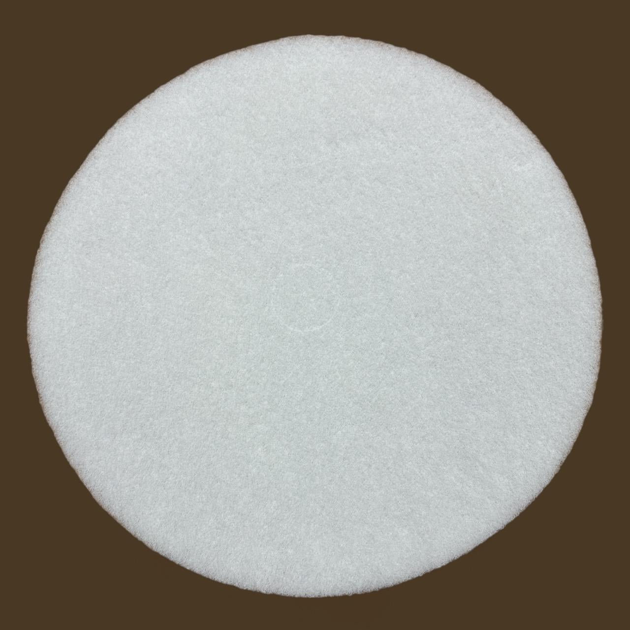 Scrubble by ACS 41-27 Type 41 27" White Polishing Floor Pad