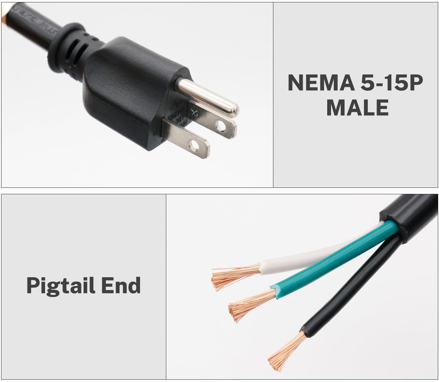 FIRMERST 14 Gauge 3 Prong