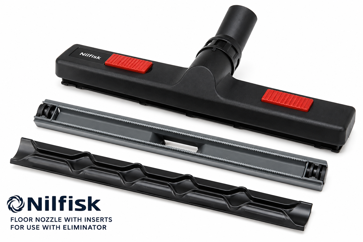 Nilfisk Eliminator Floor Nozzle with Interchangeable Inserts