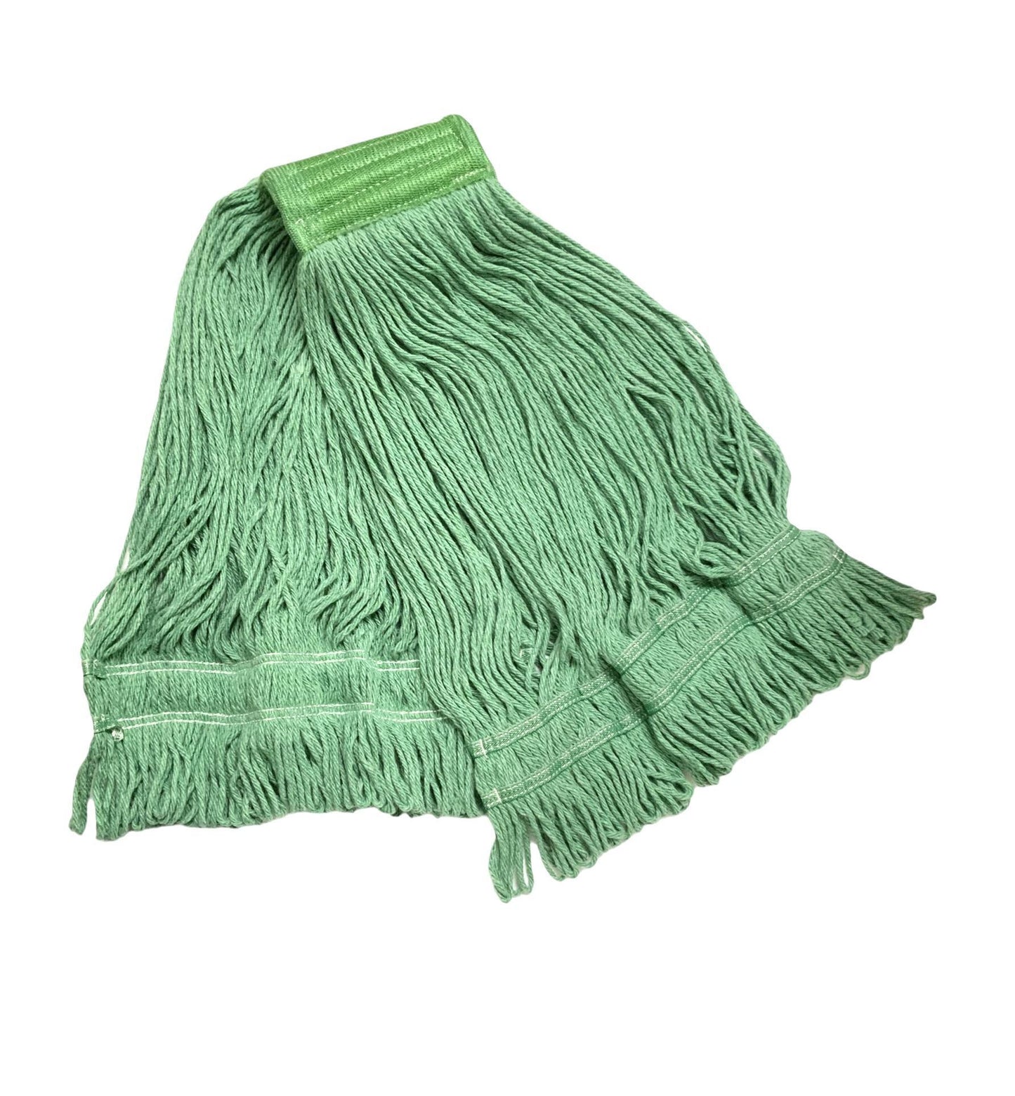 SYNTHETIC LOOP-END WET MOP GREEN 30% POLY 10% RAYON 32OZ /CS OF 12