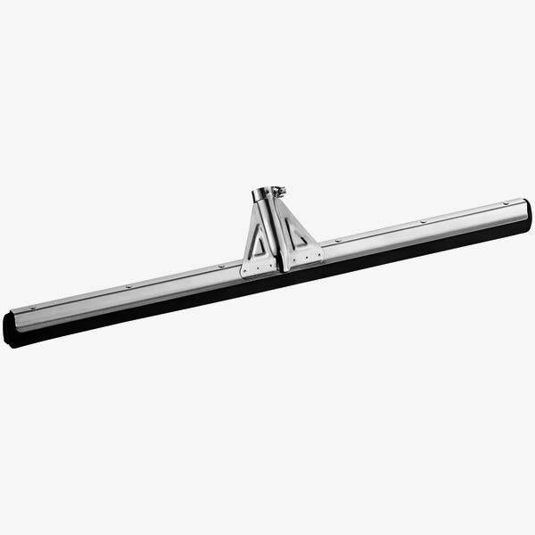 Lavex Janitorial 30" Black Double Neoprene Foam Floor Squeegee with Metal Frame