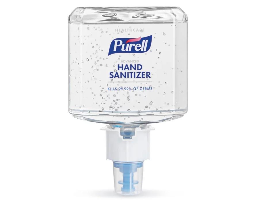 6463-02 PURELL HEALTHCARE ADVANCED HAND SANITIZER GEL FOR ES6 2/1200ML