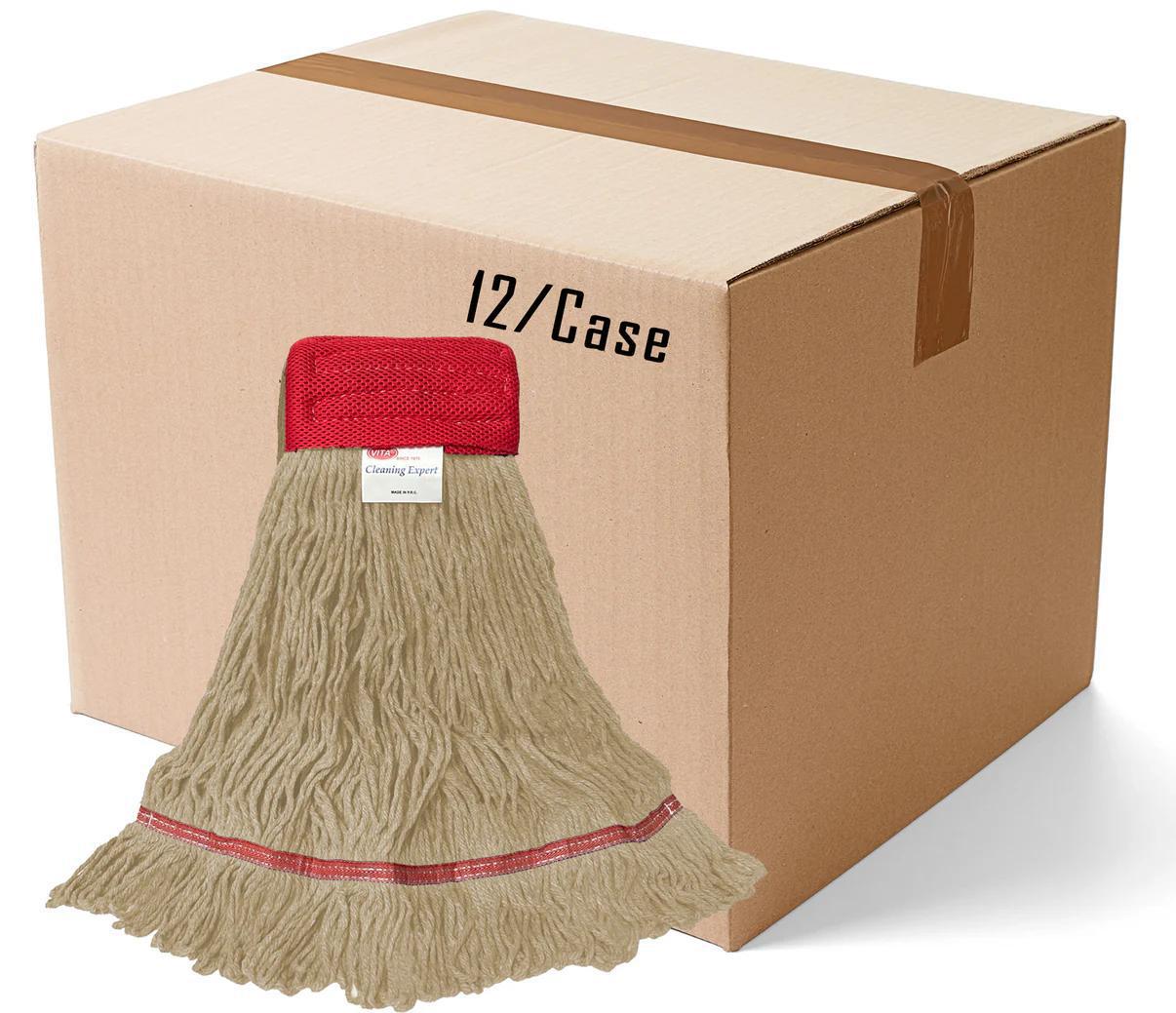 Cotton Blend Looped-End Wet Mop wide 5"