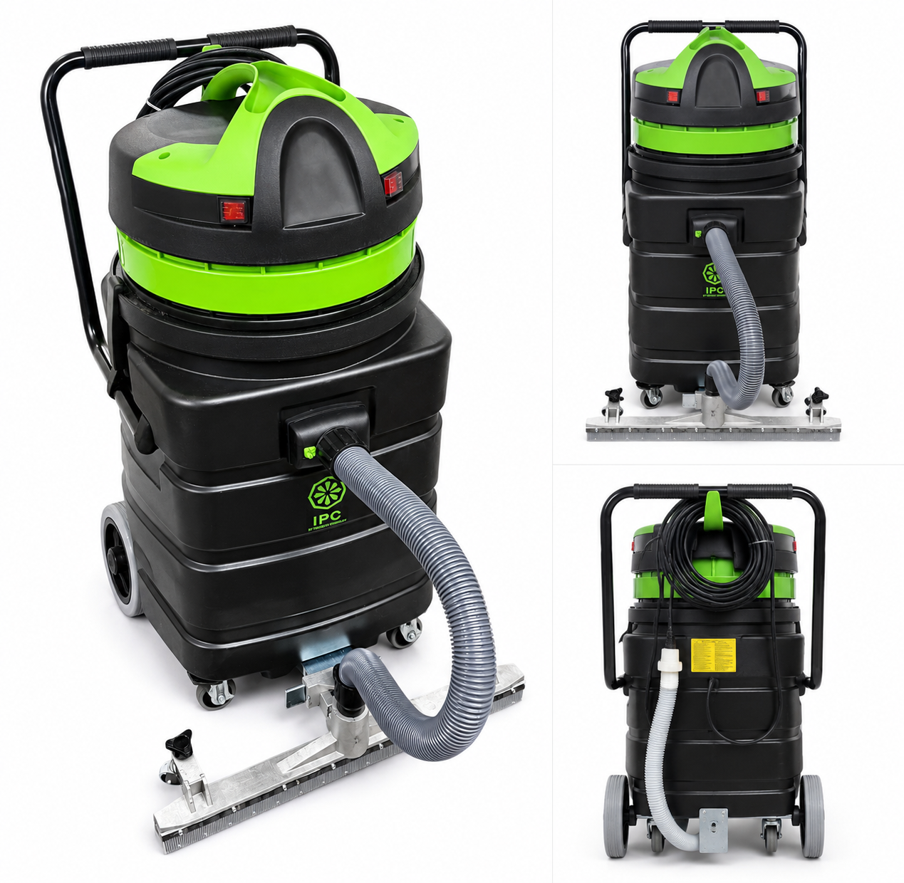 Wet/dry Vac, 24 Gallon, 2 Motor. Includes 1.5" standard hose and tool kit. w/ front squeegee 22"