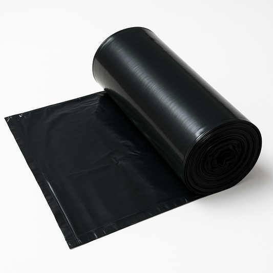 24x23 0.8 Mil Black Liners Rolls 500/case