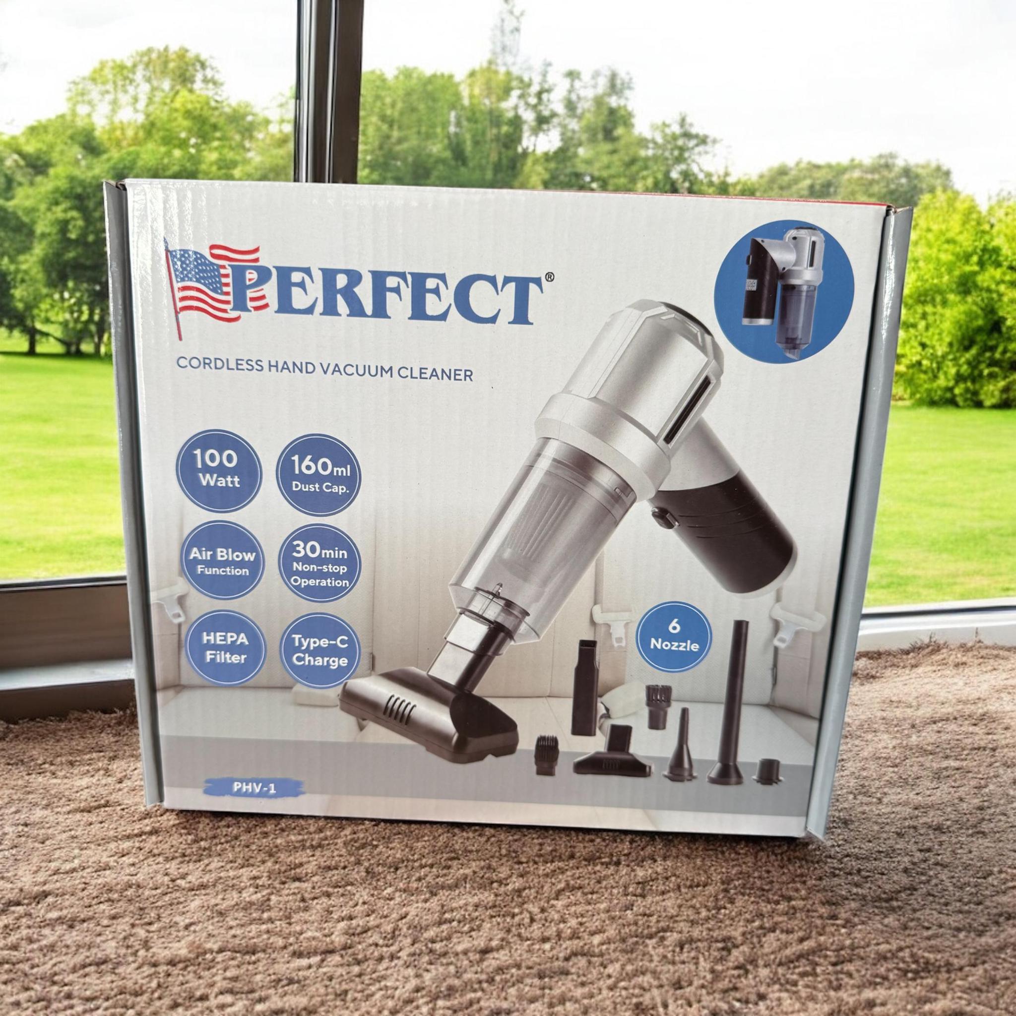 Perfect Cordless Hand Vacuum Cleaner – Model PHV-1